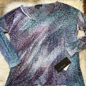 LA Threads 3/4 Blouse SZ 2X NWT